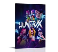 KPop Demon Poster Hunters Movie Retro Animated Musical Vintage Poster Su Tela Per La Stanza, Estetica, Festival, Regalo, Famiglia, Camera Da Letto, Decorazione Da Parete, Casa 08x12inch(20x30cm)