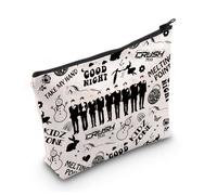 Kpop Member Fan Makeup Bag musica coreana Good Night Cosmetic Bag Sing Dance Team regalo per lei, Buona Notte