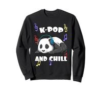 KPOP Panda K Pop And Chill Musica Coreana Anime Felpa