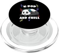Kpop Panda K Pop And Chill Musica Coreana Anime PopSockets PopGrip per MagSafe
