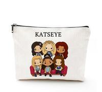 Kpop Regali per le donne borse cosmetiche in tela borse per il trucco borse da viaggio essenziali K pop beauty case per donne ragazze, Kpop Merch per Daniela, Lara, Manon, Megan, Sophia, Yoonchae (B)