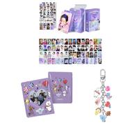Kpop - Set di 55 cartoline fotografiche personali RM Right Place Wrong Personal, KOYA Album Raccoglitore, Portachiavi RM (RM NEW)