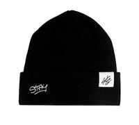 Kpop Stray Kids Beanie Hat Cat Ear Hat Hyunjin Felix Bangchan Hat Berretti lavorati a maglia SKZ Copricapo/926 (Color : Stay Skz Hat, Size : Medium)