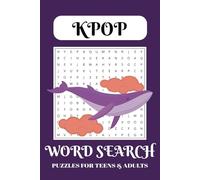 KPOP Word Search Puzzle Book: Word Searches with Easy to Read Print about KPOP, Idols and More | 6x9 inches, 110 pages | 50+ Puzzles ... Gift for Vacations, Holidays and Free Times