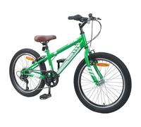 KPOUTRFG Mountain bike da 20 pollici, 6 marce, colore bianco