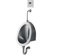 KPOUYYDS Orinatoio a Parete per Bagno Maschile, orinatoio con sensore per Uso Domestico/Commerciale per Uomini Adulti, WC Maschile con Scarico Intelligente, per KTV, carcere Bagno Hotel C-Walldrain