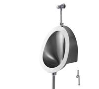 KPOUYYDS Orinatoio a Parete per Bagno Maschile, orinatoio con sensore per Uso Domestico/Commerciale per Uomini Adulti, WC Maschile con Scarico Intelligente, per KTV, carcere Bagno Hotel A-Floordrain