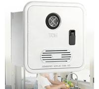 KPOUYYDS Scaldabagno istantaneo per Camper, 55.000 BTU ad Alta Potenza, 0,5-3,9 GPM, Riscaldamento a propano a 12 V a Risparmio energetico, 40 x 40 cm Scaldabagno istantaneo per Camper 8L