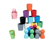 KPPFHBLI Giocattoli Colori, Giocattoli Colorati di Classificazione, Coltivare Abilità Cognitive, Classificazione di Apprendimento, Giocattoli di Corrispondenza del Colore
