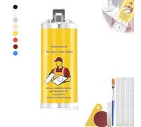 KPPFHBLI Kit Riparazione Piastrelle Gres Porcellanato, Kit Multifunzionale di Riparazione di Crepe di Piastrelle E Pietra, Pasta di Riparazione di Piastrelle E Ceramica