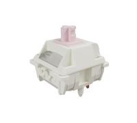 KPREPUBLIC Gateron Smoothie Silent Switch,G Smoothie Silent Pink Switch x10 | Pre-lubrificato in fabbrica, materiale POM, durata della vita di 60M, interruttore di gioco