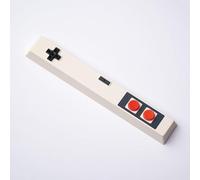 KPREPUBLIC Keycap retrò Gamepad 6.25u barra spaziatrice artigianale in materiale ABS per interruttori MX per tastiera meccanica da gioco nero bianco (RGpad Keycap WA x1)