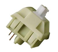 KPREPUBLIC KeyGeek, interruttore verde latte al gelsomino, V2M, 43 g, 53 g, per tastiera meccanica da gioco L4+ PA66 N1, pre lubrificato, tè primaverile lungo (interruttore verde latte gelsomino, 53 g
