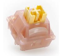 KPREPUBLIC Outemu Silent Peach V3 Interruttore lineare e Silent Lemon Tactile Lime per tastiera meccanica - POM PA66 Lubed Factory Lubed (OTM LightGuide x70)