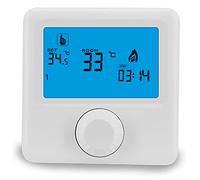 KPS Termostato Caldaia a Gas Digitale Programmabile Ora per Ora Cronotermostato Riscaldamento 2 Fili CONFORTLINE CRONO