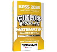KPSS 2026 Ortaöğretim-Önlisans Matematik Konularına Göre Çıkmış Sorular(2024 Soruları Dahil)