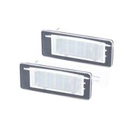 Kpuwers Luci Della Targa Per Captur Per Clio 3 4 Per Espace 4 Per Fluence Per Laguna 3 2x LED Numero Di Licenza Luce Targa Canbus Error Free Bianco Numero targa luci