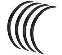 KPVEVPSTQ Parafanghi Auto Parafanghi Invisibili per Auto, con Adesivi, 73 Cm/29'', per BMW, per Serie 1, 3, 4, 5, 7, per X1, per X5, per X6 Parafango Car(4Pcs-Glossy Black)