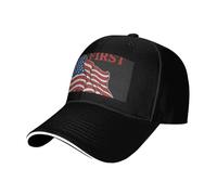 KPXXAQT America First Print - Berretto da baseball regolabile alla moda con stampa, Nero , Taglia unica