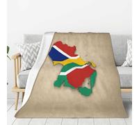 KPXXAQT Coperta in flanella leggera e calda con stampa mappa delle Seychelles come una rana