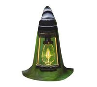 KPXXAQT Firefly e lanterna stampa mantello con cappuccio Cosplay carnevale costume per festival celebrazione usura festa a tema