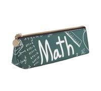 KPXXAQT Formule Forme Teoria Lezione di Matematica Stampa Parola Astuccio Alla Moda Grande Capacità Sacchetto di Pelle Scuola Viaggi Aula Ufficio
