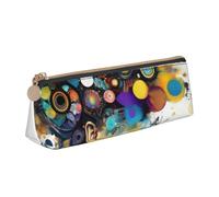 KPXXAQT Intelligenza Artificiale Cervello Stampa Alla Moda Astuccio Grande Capacità Sacchetto di Cuoio Scuola Viaggi Aula Ufficio