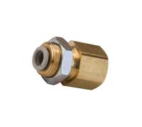 KQ2E06-03A Raccordo a innesto filettato, dritto Rc 3/8" interno, anello ester...