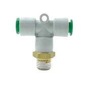 KQ2H,2L,2U,2T,2TW,2D,2LU,2UD AS VHK2,3 Connettore di uguale diametro dritto angolo retto tre quattro((30pcs) KQ2UD)