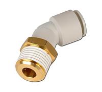 KQ2L06-03AS Raccordo a innesto filettato, angolo 90° R 3/8" anello esterno SMC