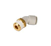 KQ2L08-02AS Raccordo a innesto filettato, angolo 90° R 1/4" anello esterno SMC