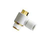 KQ2V06-M5A Raccordo a innesto filettato, angolo 90° M5 anello esterno -1-10ba...