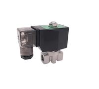 KQCELQMKQ 0-90/50/35bar 2 Way High Pressure Solenoid Valve 1/8" BSP 12V 24V DC AC110V 220V Normal Close Stainless Steel Water Valve(015 90bar,AC24V)