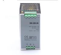 KQCELQMKQ DIN Rail Single Output Switch Power Supply, Converter for LED Strip DR-120-12, DR-120W, 12V, 24V, 48V(24V)(24V)