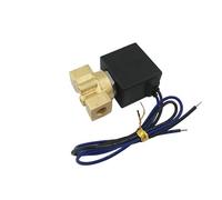 KQCELQMKQ PU-02 leaded Type 2 Way Direct Acting NC Brass G1/8" bsp Hot Water.Oil Solenoid Valve FKM Seal Orifice 2mm(DC 12V)