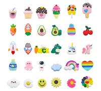KQDRAVINE 30 Pieces Charm Crocs, Accessori Crocs, Cartoon Decorations, Removable Charms and Pins, Shoe Pins for Clogs, Accessories, DIY Decorations, Children's Parties, Boys, Girls, Gifts