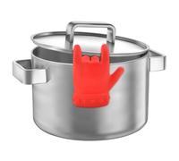 KQDRAVINE Cipolle e cipolle per le mani di roccia Topf-Deckel da cucina Uova rocciose Utensili da cucina in silicone e accessori da cucina carini, supporto cucchiaio in silicone, supporto per