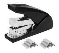 KQDRAVINE Graffettatrice da Ufficio 50 Fogli, Graffatrice Potente ed Ergonomica, Cucitrice a Risparmio di Sforzo con Doppia Leva, con Levapunti e Graffette Incluse