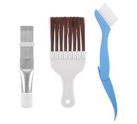 KQDRAVINE Spazzola per pulizia a condensatore, 3 pezzi, pettine a lamelle per asciugatrici, spazzola per aria condizionata, pinna per la pulizia di frigoriferi, evaporatori, ecc