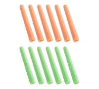 KQFCAZRE 12 Pezzi di Protezioni in Schiuma per del Trampolino, per Bambini, Comode E Sicure, Adatte per di Trampolino Interni Ed Esterni, Verde E Arancione