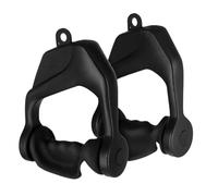 KQFCAZRE 2 Pezzi Maniglia Tricipiti a Cavo Accessorio Resistente Attacco Lat Pulldown Alta Resistenza Barra Pulley per Sportivi, Principianti, Palestra