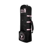 KQFCAZRE Case Custodia per Viaggio da Golf Trolley Borsa con Ruote Sacca Strutturata Pieghevole Fondo Rinforzato in Tessuto Oxford Adatta a Tratte Transiti Lobby Albergo Trasferte, Pink