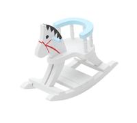 KQFCAZRE Cavallino in Miniatura con Base Curva Realistico Giocattolo in Miniatura Versatile Cavallo a Dondolo per Esposizione, color to 2