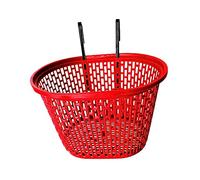 KQFCAZRE Cestino Anteriore per Bicicletta con Ganci, Robusto, 12x9,6x8 Pollici, Ideale per E Il Ciclismo. Facile Da Smontare E Rimuovere. Materiale PP
