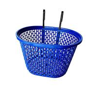 KQFCAZRE Cestino Anteriore per Bicicletta con Ganci, Robusto, 12x9,6x8 Pollici, Ideale per E Il Ciclismo. Facile Da Smontare E Rimuovere. Materiale PP