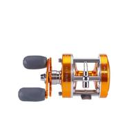 KQFCAZRE con Manovella a Destra Robusto da Resistente all'Usura per Pescatori, Pesca D Barca, Oro, Style to 3