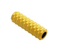 KQFCAZRE Foam Roller Resistente Compressione Rullo con Superficie Scanalata Rigido Attrezzo Fitness per Atleti, 鹅黄, 齿轮款