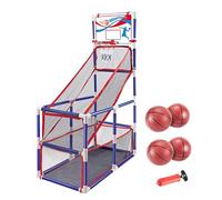 KQFCAZRE Gioco Basket Arcade Giocattolo Basket Canestro Resistente Silenzioso Adatto a Ragazzi Incontri Amici Tempo Libero Parenti Giochi Casa, 47x92 cm 4 Palline