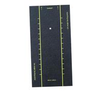 KQFCAZRE Golf Club Lie Fitting Board per Analisi Precisione Swing Golf Corretto Postura Indicatori Esercizio Accessorio Portatile in PP Resistente Adatto per P