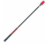 KQFCAZRE Golf Swing Attrezzo Allenamento Golf Bastone Pratica Strumento Addestramento con Acustico Alla Fine Dello Swing Aumento Velocità Migliore Flessibilità, Rosso, Color Box